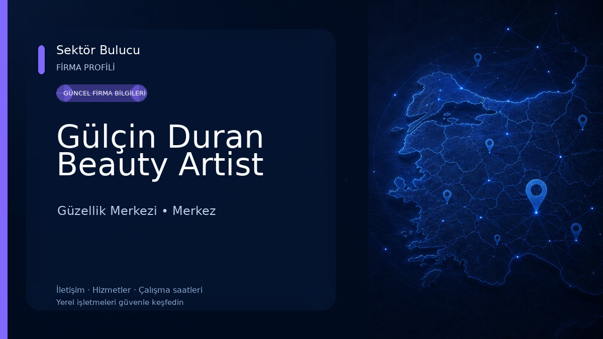 Gülçin Duran Beauty Artist Güzellik Merkezi