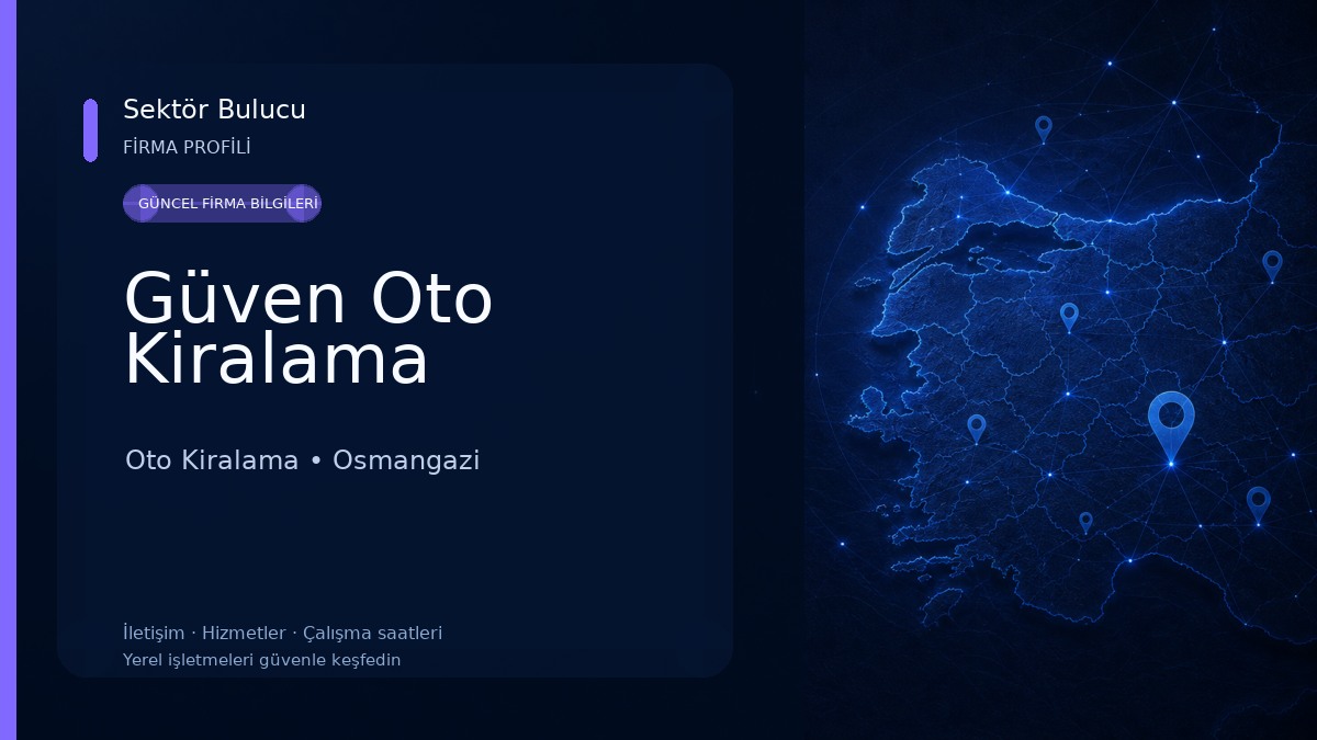 Güven Oto Kiralama Oto Kiralama