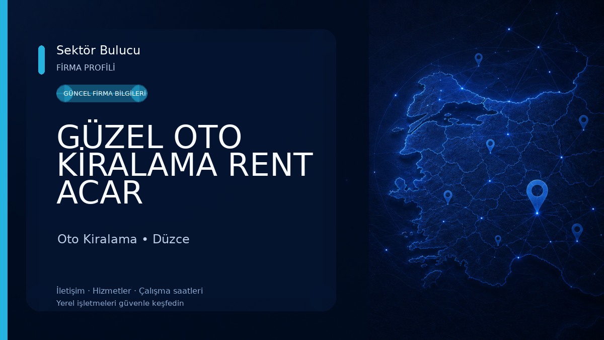 GÜZEL OTO KİRALAMA RENT ACAR 