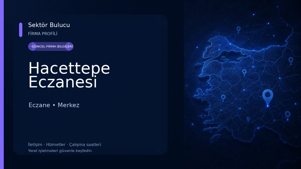 Hacettepe Eczanesi Eczane