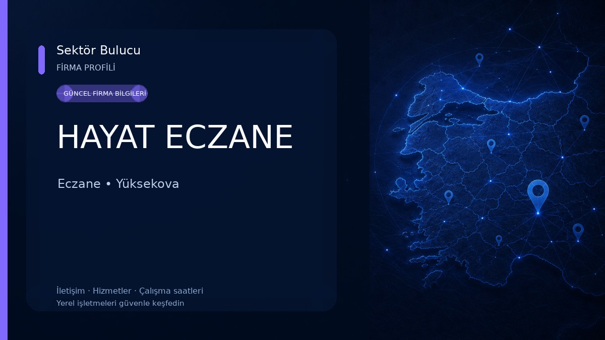 HAYAT ECZANE Eczane