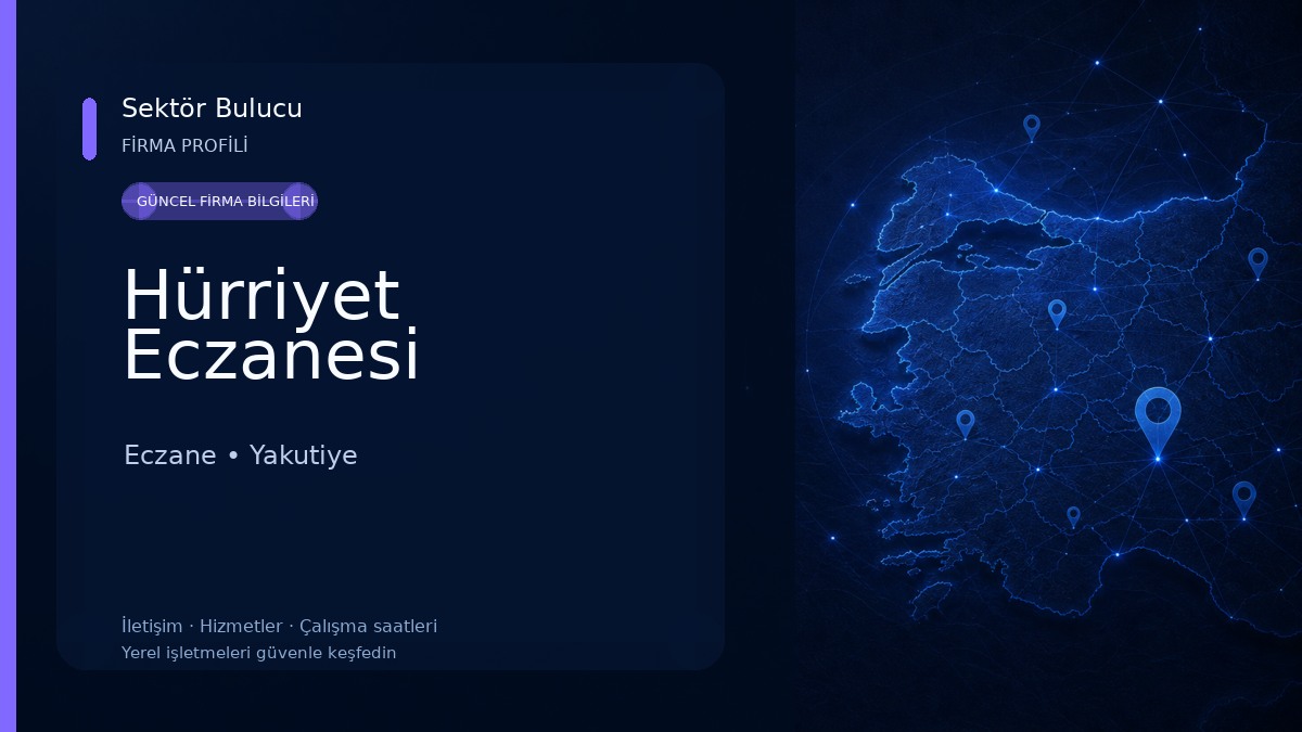 Hürriyet Eczanesi Eczane