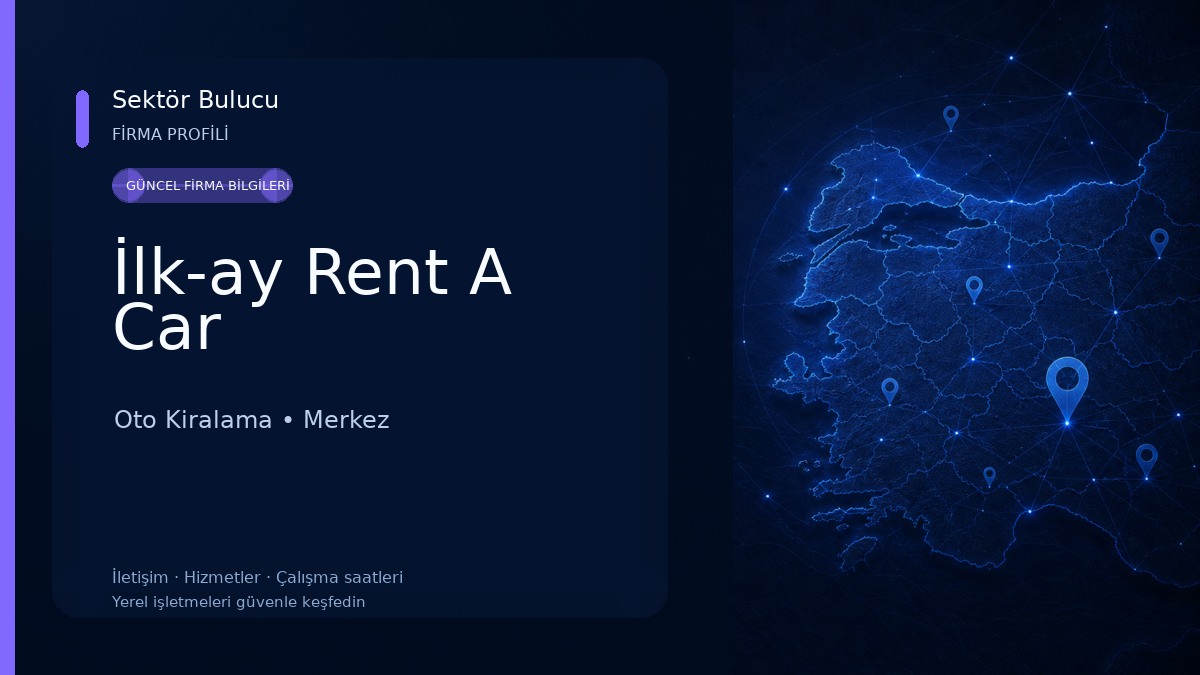 İlk-ay Rent A Car Oto Kiralama
