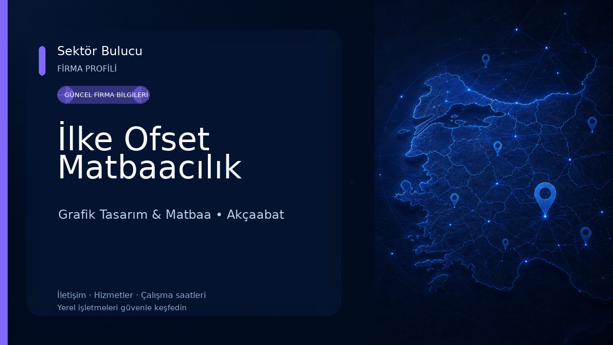İlke Ofset Matbaacılık Grafik Tasarım & Matbaa