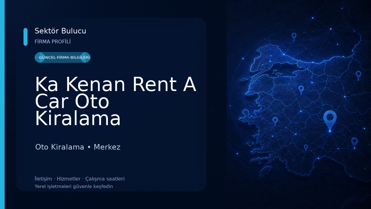 Ka Kenan Rent A Car Oto Kiralama Oto Kiralama