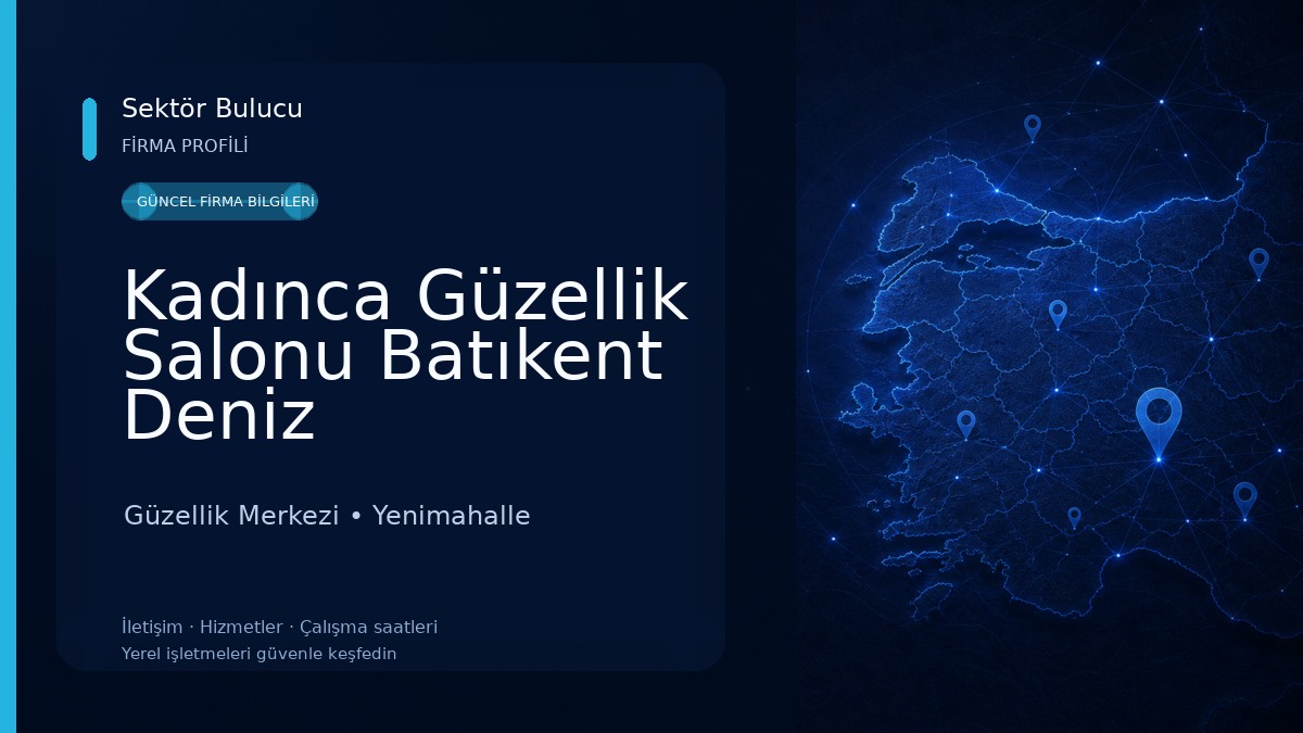 Kadınca Güzellik Salonu Batıkent Deniz