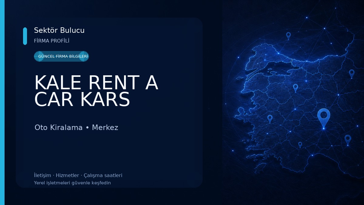 KALE RENT A CAR KARS Oto Kiralama