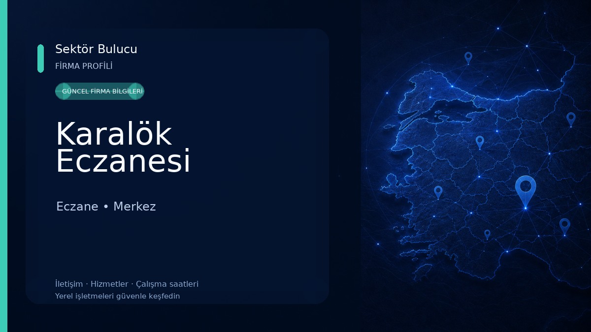Karalök Eczanesi Eczane