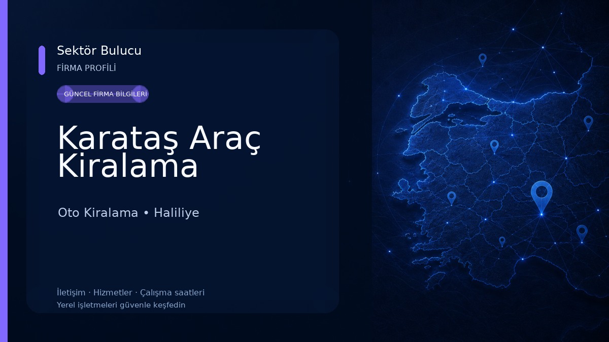 Karataş Araç Kiralama 