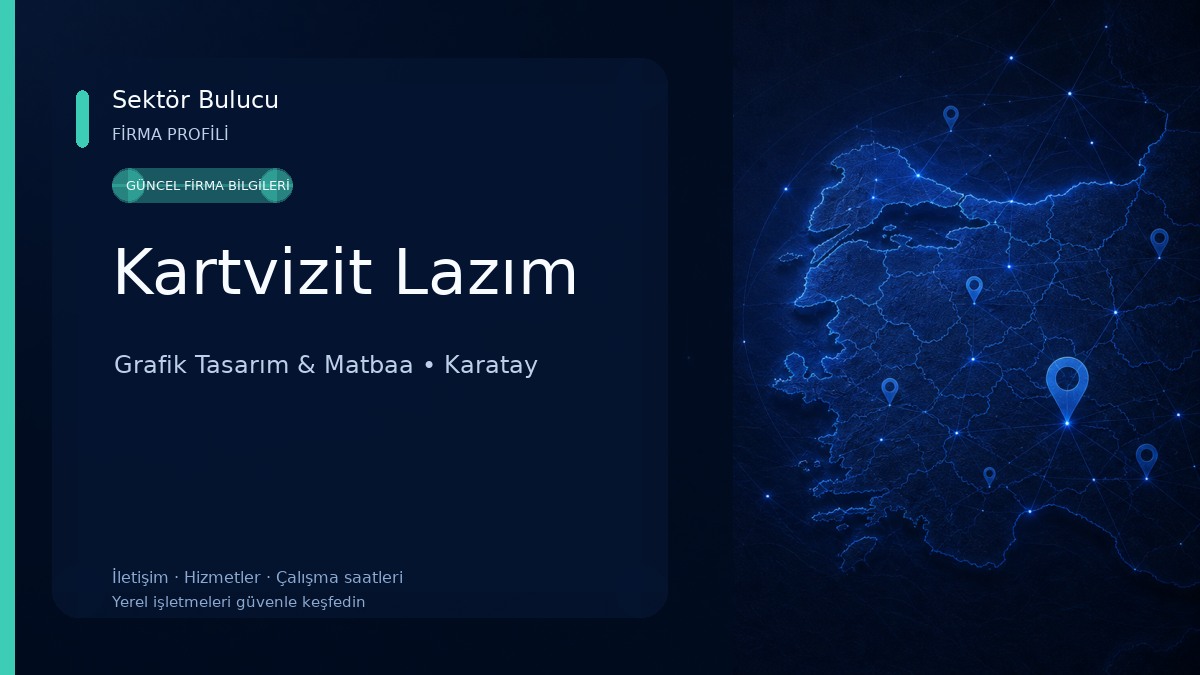 Kartvizit Lazım Grafik Tasarım & Matbaa