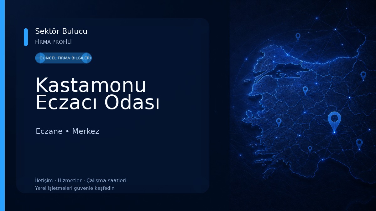Kastamonu Eczacı Odası Eczane
