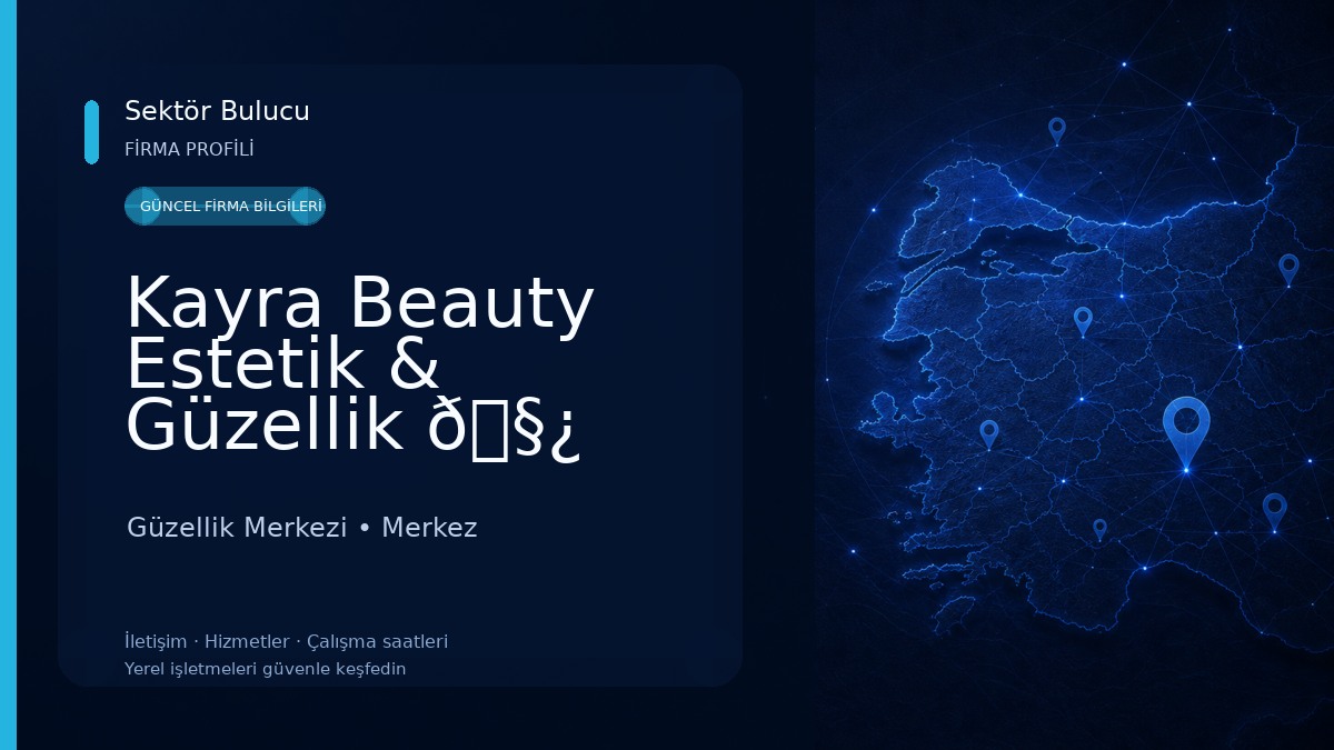 Kayra Beauty Estetik & Güzellik 🧿 Güzellik Merkezi