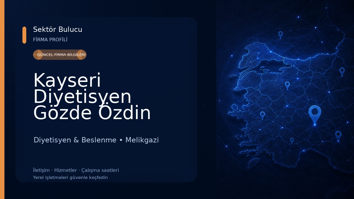 Kayseri Diyetisyen Gözde Özdin Diyetisyen & Beslenme