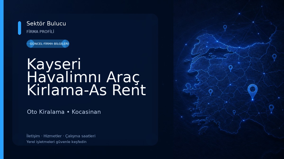 Kayseri Havalimnı Araç Kirlama-As Rent A Car Kayseri Araç Kiralama 