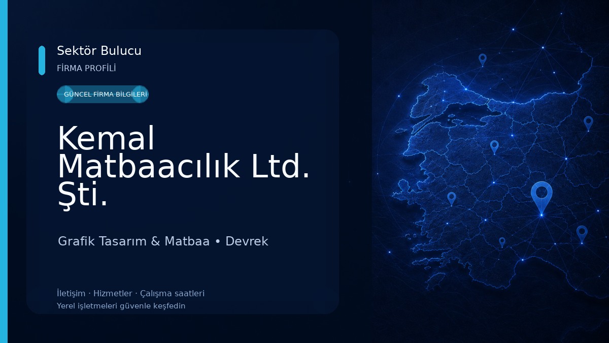 Kemal Matbaacılık Ltd. Şti. Grafik Tasarım & Matbaa