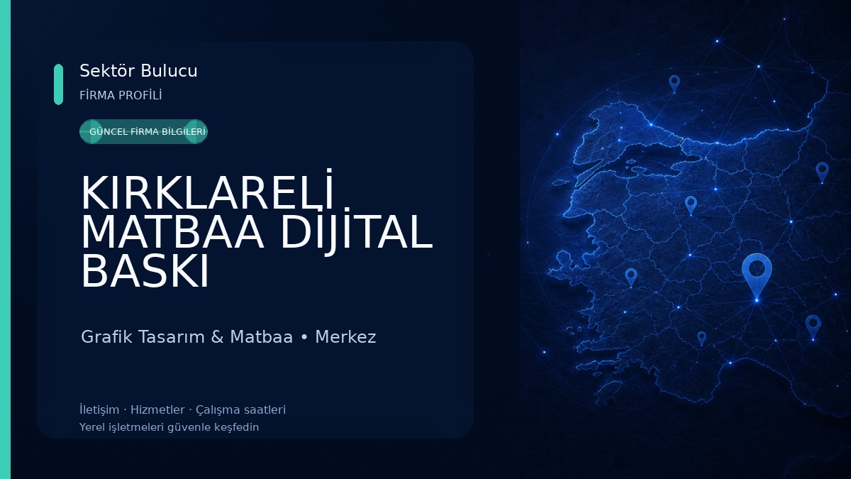 KIRKLARELİ MATBAA DİJİTAL BASKI 