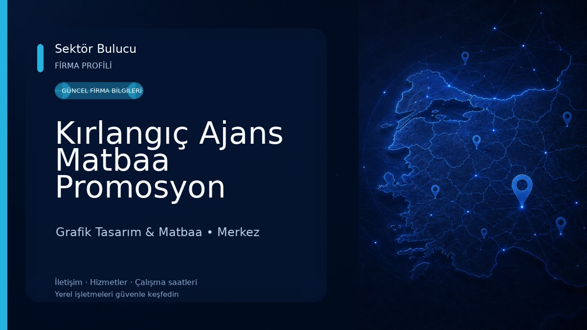 Kırlangıç Ajans Matbaa Promosyon 
