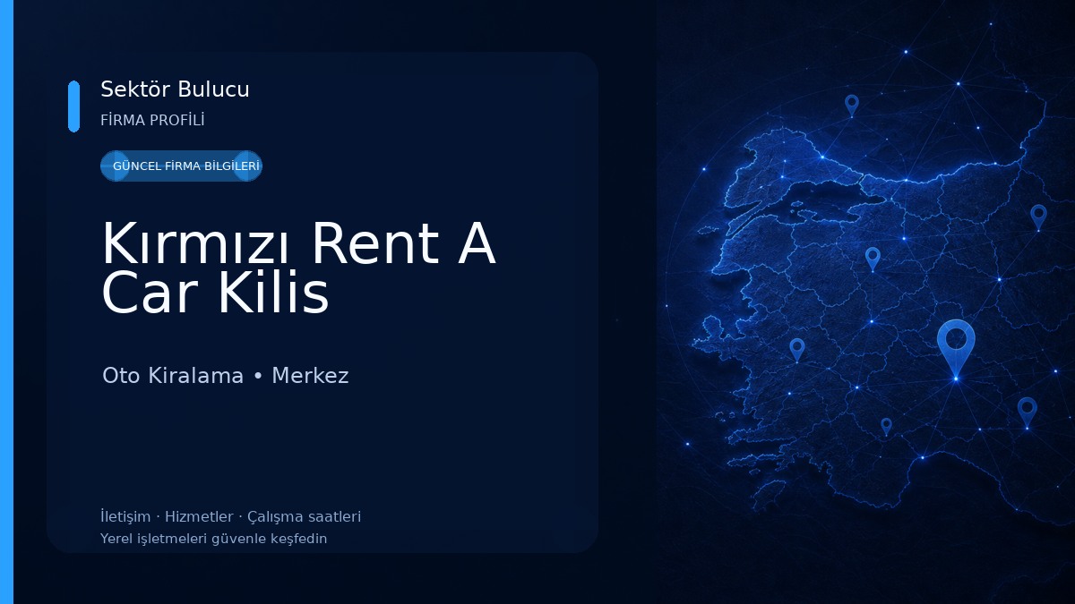 Kırmızı Rent A Car Kilis Oto Kiralama