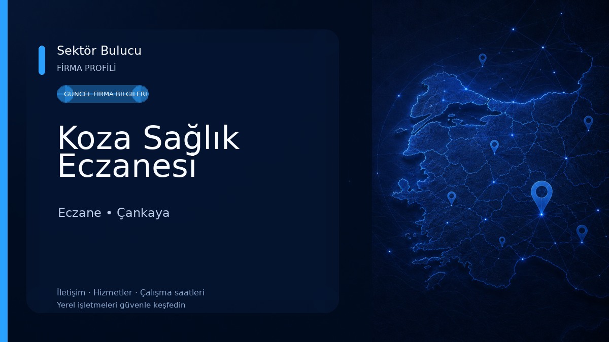Koza Sağlık Eczanesi Eczane