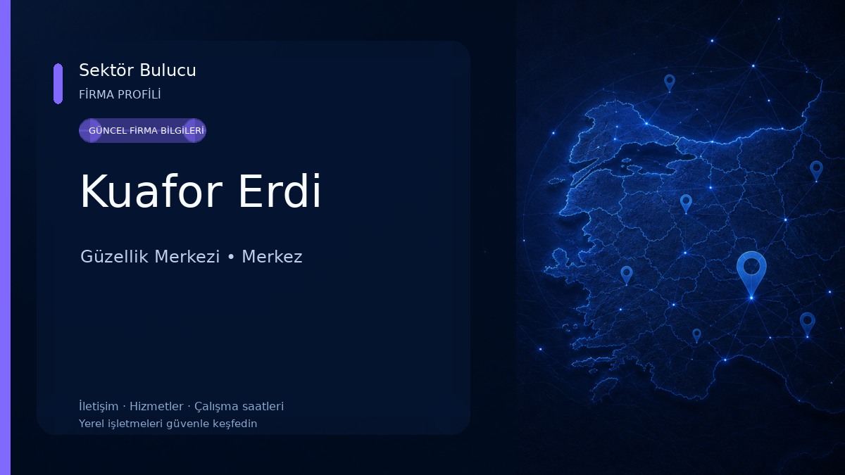 Kuafor Erdi Güzellik Merkezi