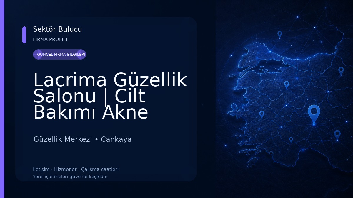 Lacrima Güzellik Salonu | Cilt Bakımı Akne (Sivilce, siyah nokta temizleme) 