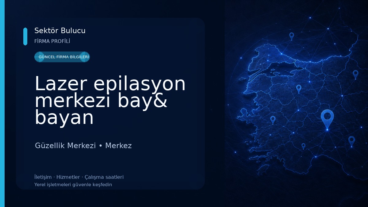 Lazer epilasyon merkezi bay& bayan Güzellik Merkezi