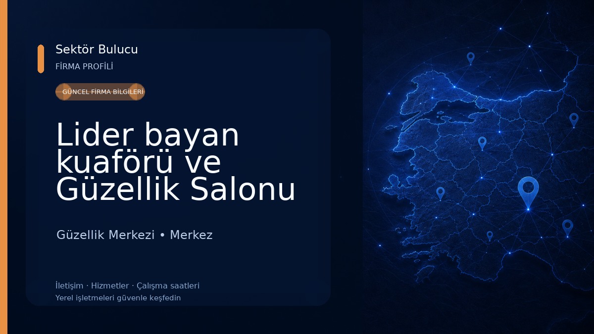 Lider bayan kuaförü ve Güzellik Salonu Güzellik Merkezi