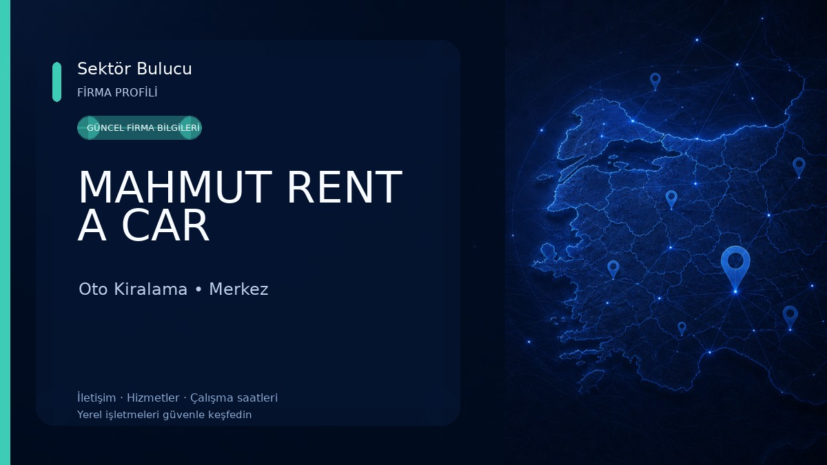 MAHMUT RENT A CAR Oto Kiralama