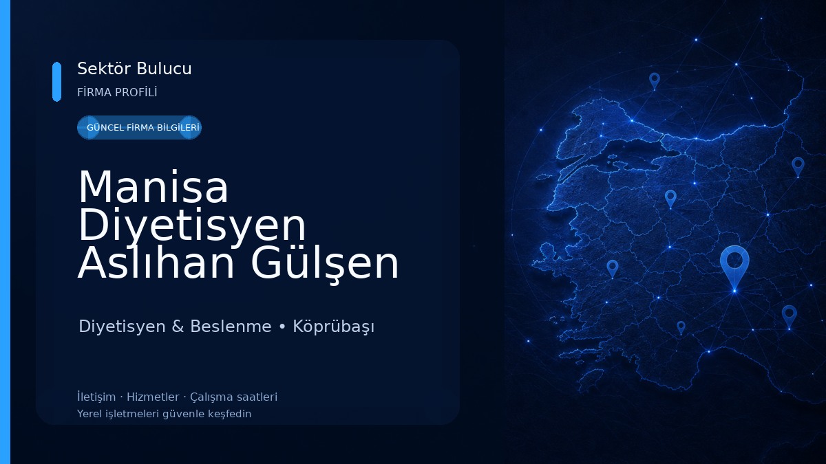 Manisa Diyetisyen Aslıhan Gülşen Diyetisyen & Beslenme