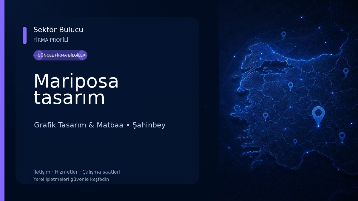 Mariposa tasarım Grafik Tasarım & Matbaa
