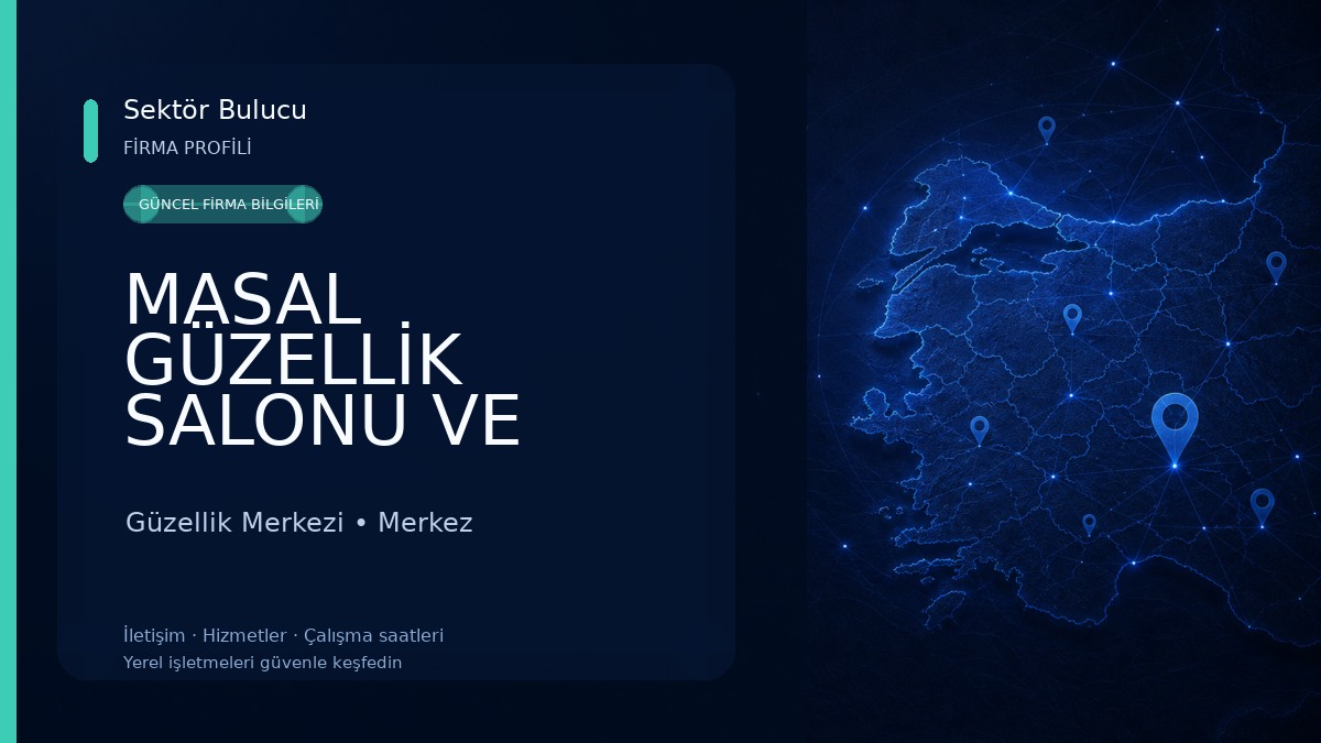 MASAL GÜZELLİK SALONU VE BAYAN KUAFÖRÜ Güzellik Merkezi