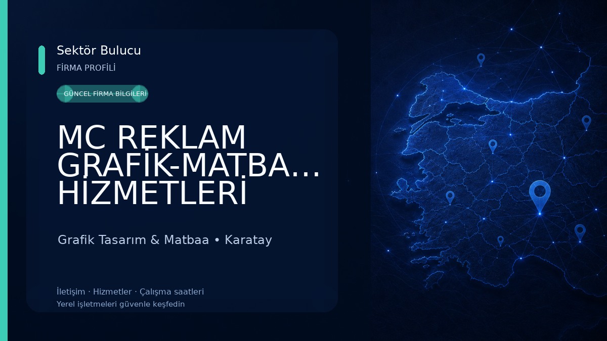 MC REKLAM GRAFİK-MATBAA-PROMOSYON-TANITIM HİZMETLERİ