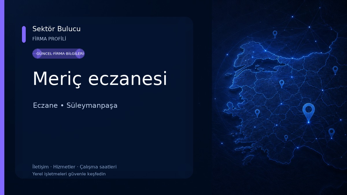 Meriç eczanesi Eczane