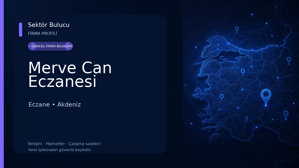Merve Can Eczanesi 