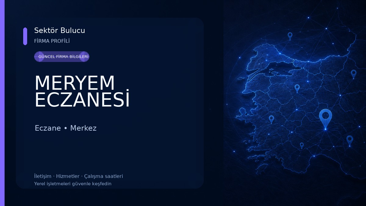 MERYEM ECZANESİ Eczane