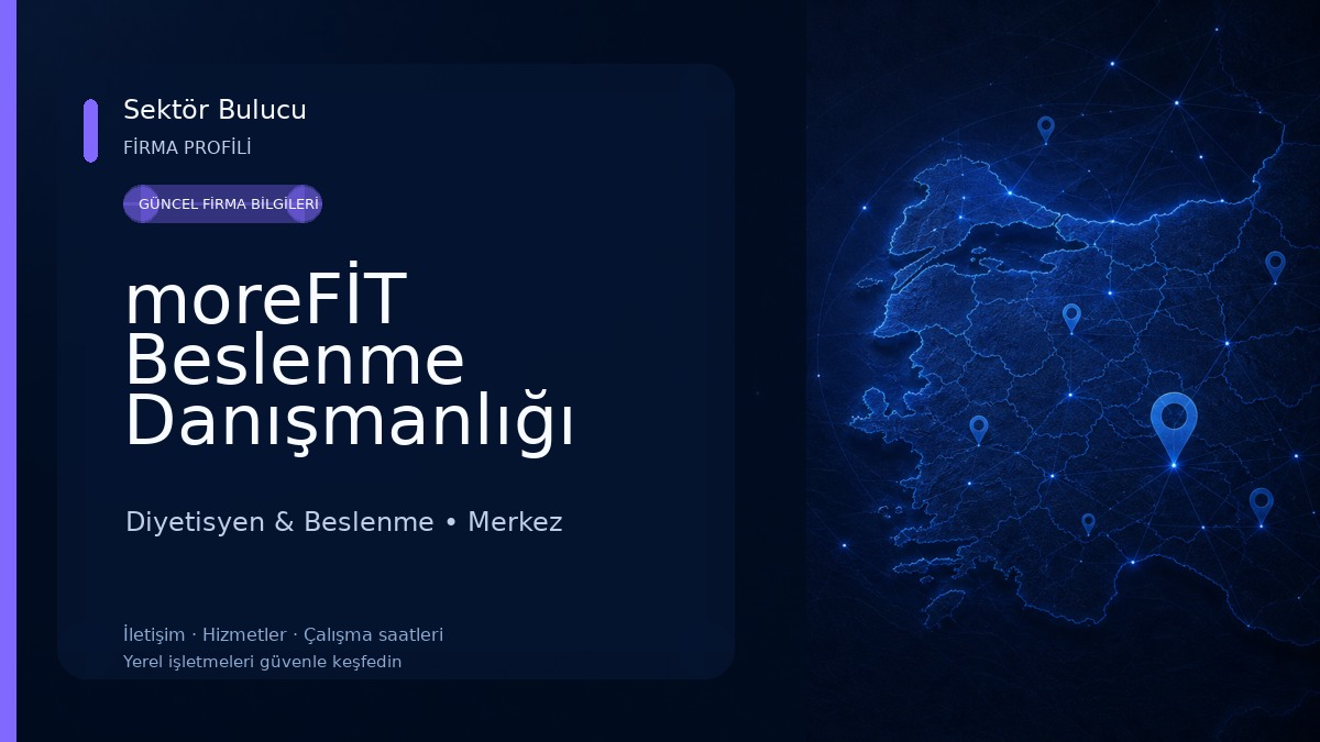 moreFİT Beslenme Danışmanlığı