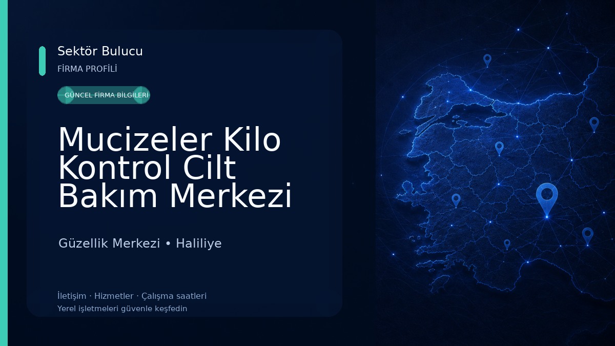 Mucizeler Kilo Kontrol Cilt Bakım Merkezi Güzellik Merkezi
