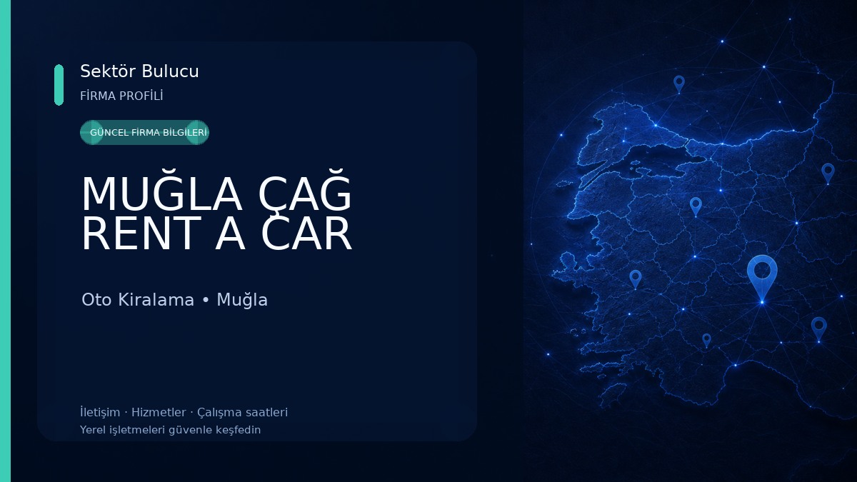 MUĞLA ÇAĞ RENT A CAR Oto Kiralama
