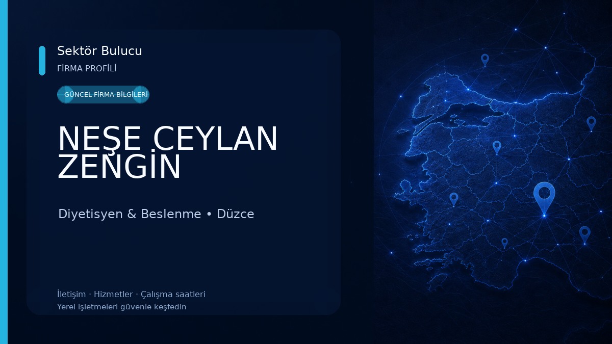 NEŞE CEYLAN ZENGİN Diyetisyen & Beslenme