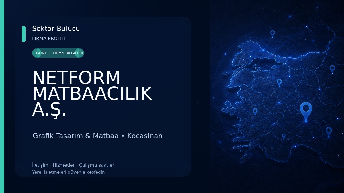 NETFORM MATBAACILIK A.Ş. Grafik Tasarım & Matbaa