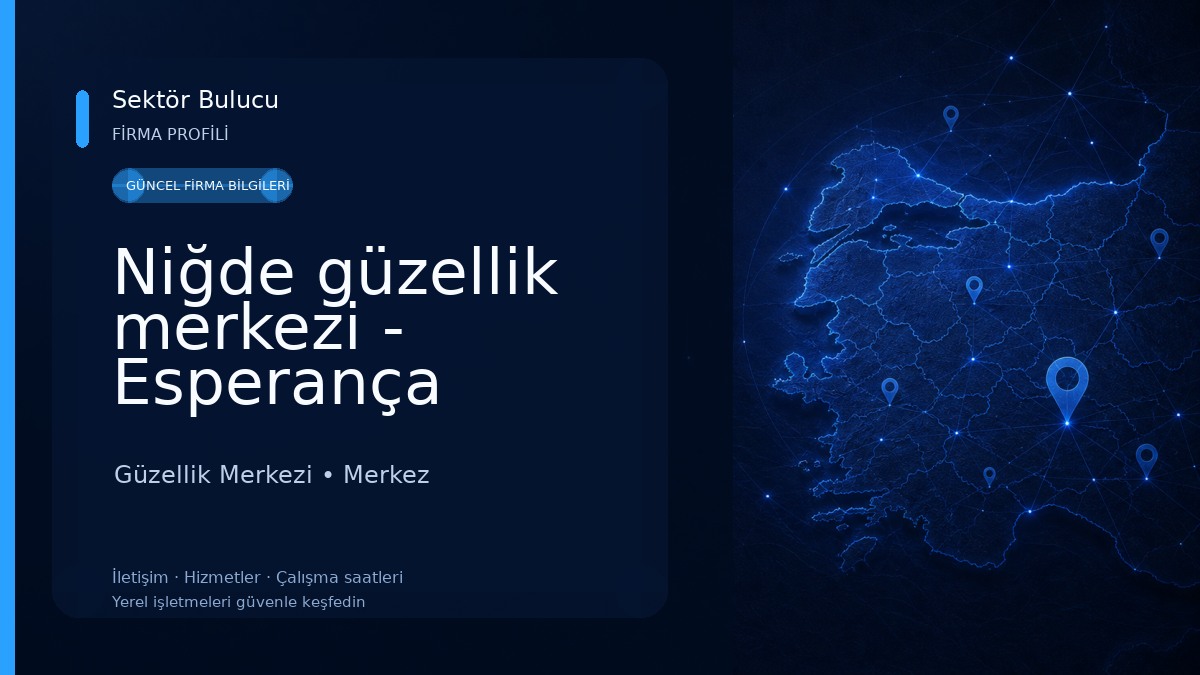Niğde güzellik merkezi - Esperança Kişisel Bakım ve Güzellik 