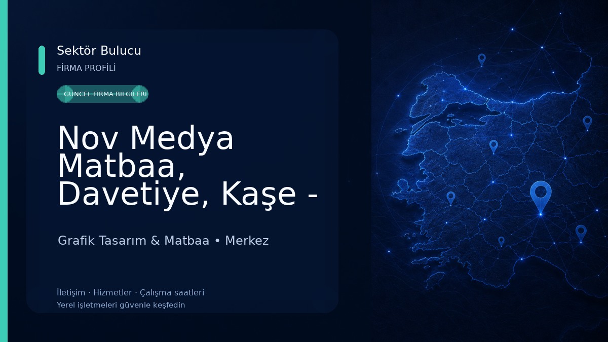 Nov Medya Matbaa, Davetiye, Kaşe - Özer Ofset Matbaacılık 