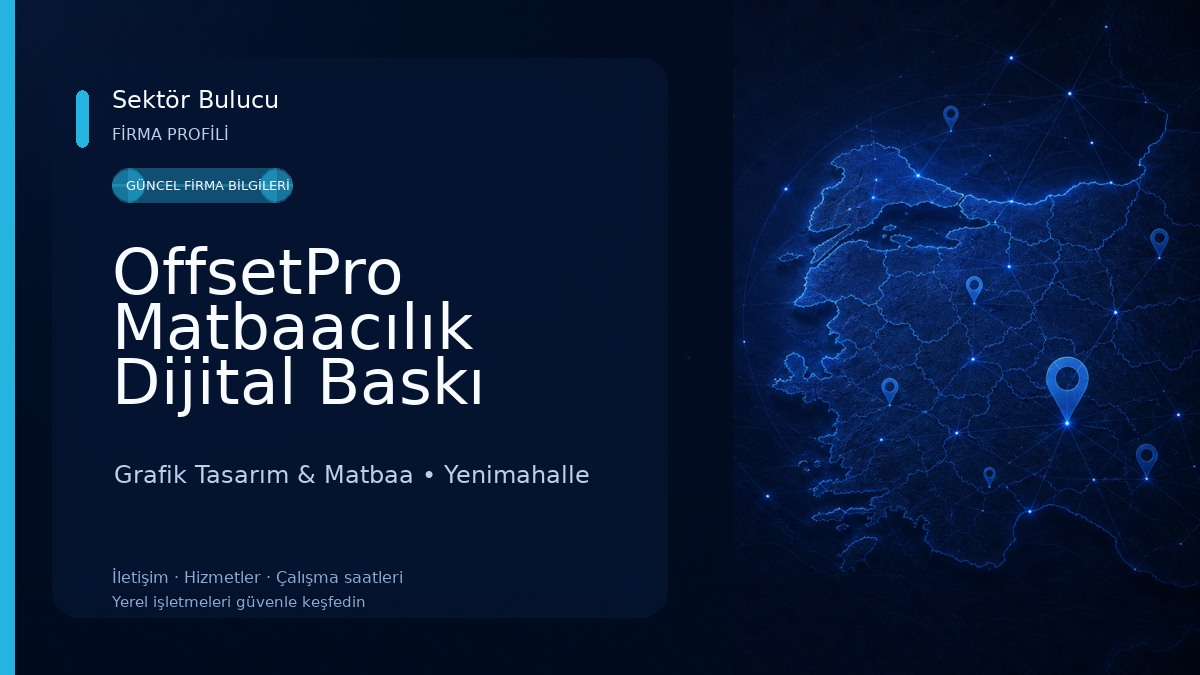 OffsetPro Matbaacılık Dijital Baskı San. Tic. Ltd. Şti. Grafik Tasarım & Matbaa