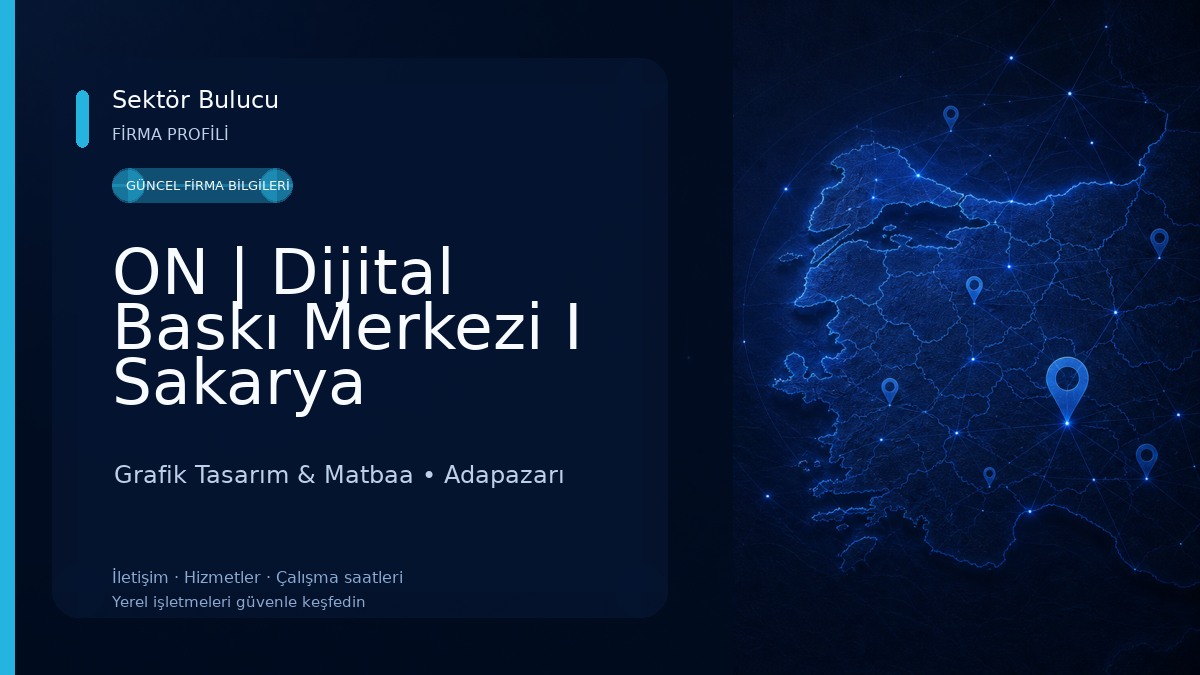 ON | Dijital Baskı Merkezi I Sakarya Fotokopi Baskı