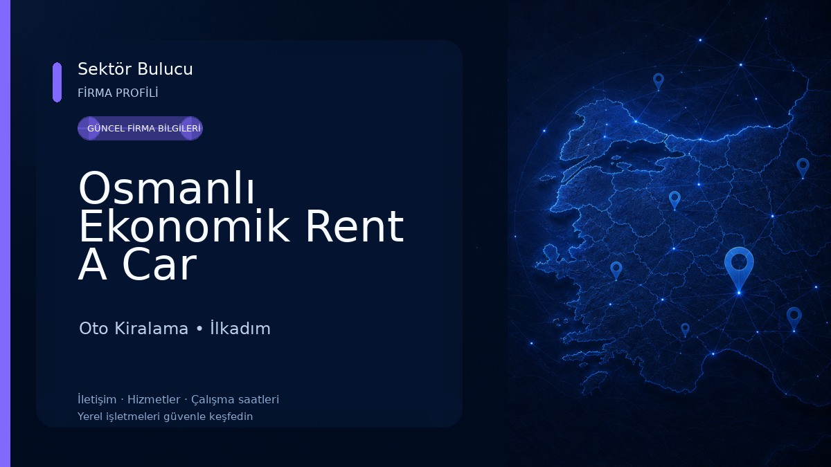 Osmanlı Ekonomik Rent A Car 