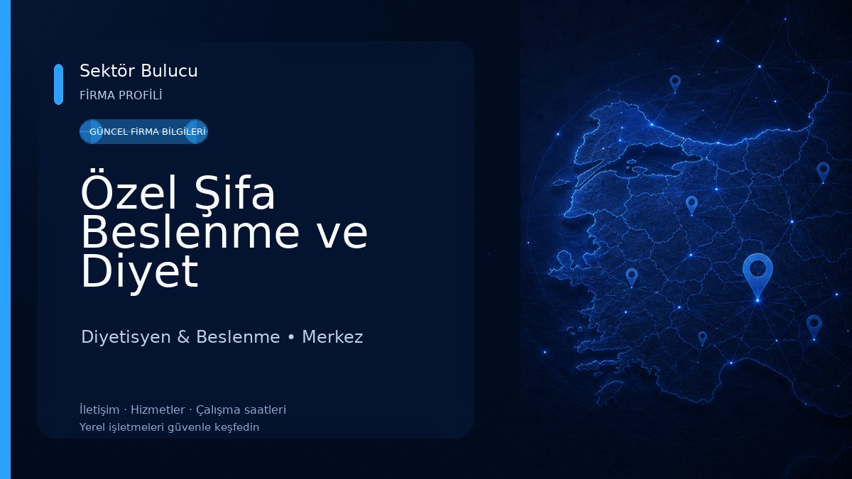 Özel Şifa Beslenme ve Diyet Danışmanlığı-Kastamonu Uzman Diyetisyen Mervenur Gökmen Diyetisyen & Beslenme