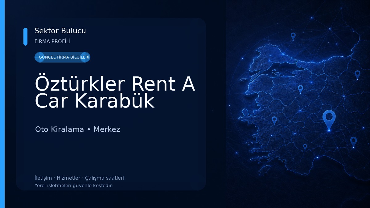 Öztürkler Rent A Car Karabük 