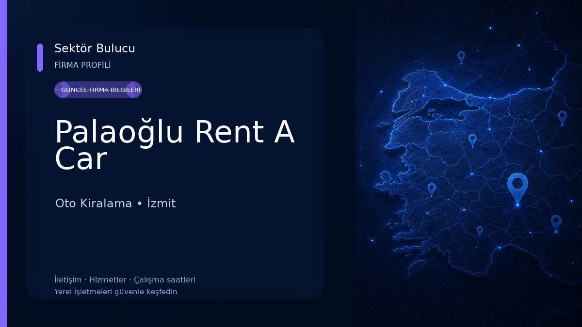 Palaoğlu Rent A Car Oto Kiralama