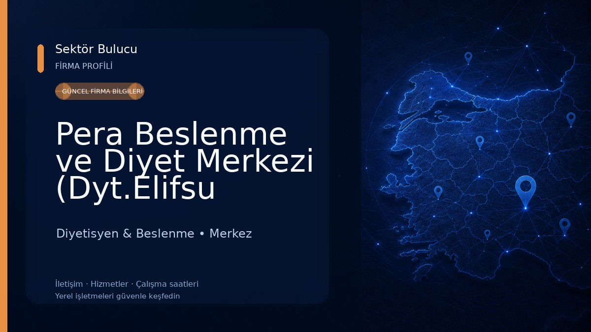 Pera Beslenme ve Diyet Merkezi (Dyt.Elifsu Keyik)