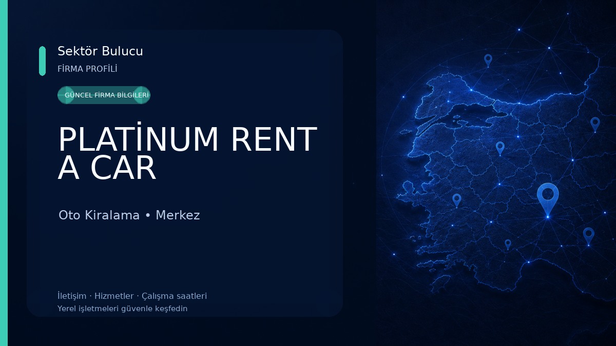 PLATİNUM RENT A CAR Oto Kiralama